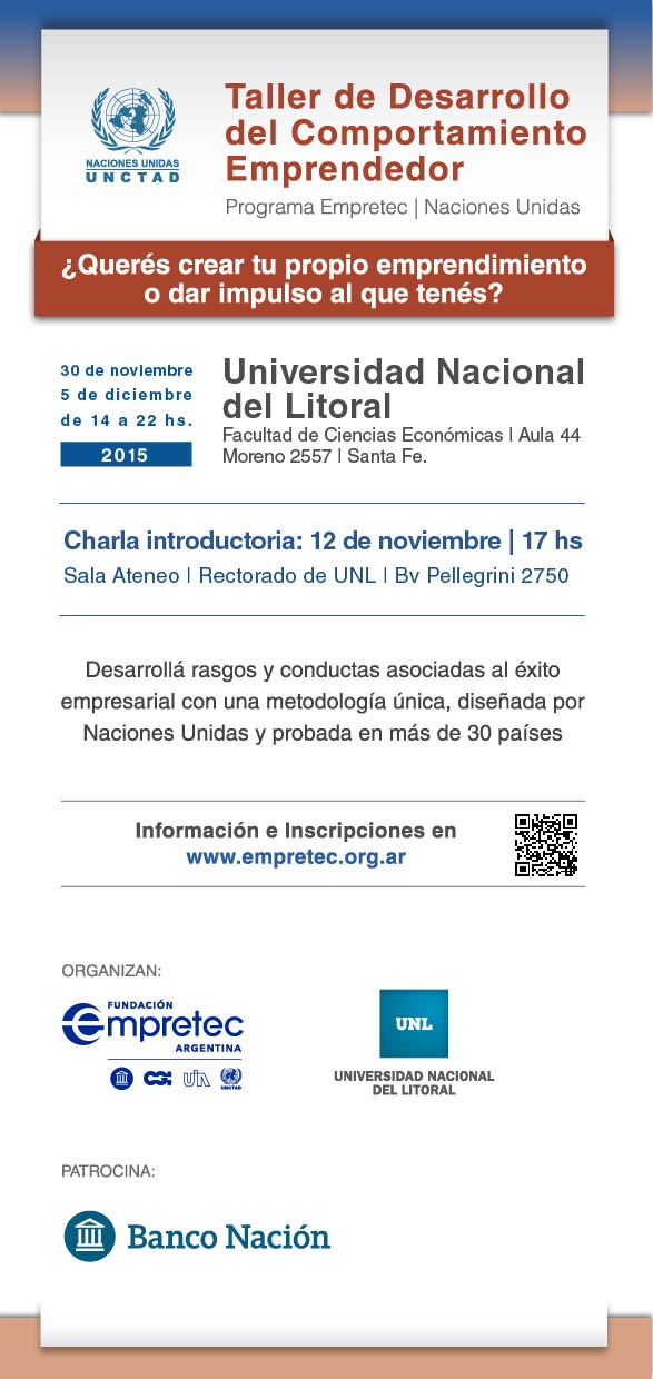 Taller de Desarrollo del Comportamiento Emprendedor